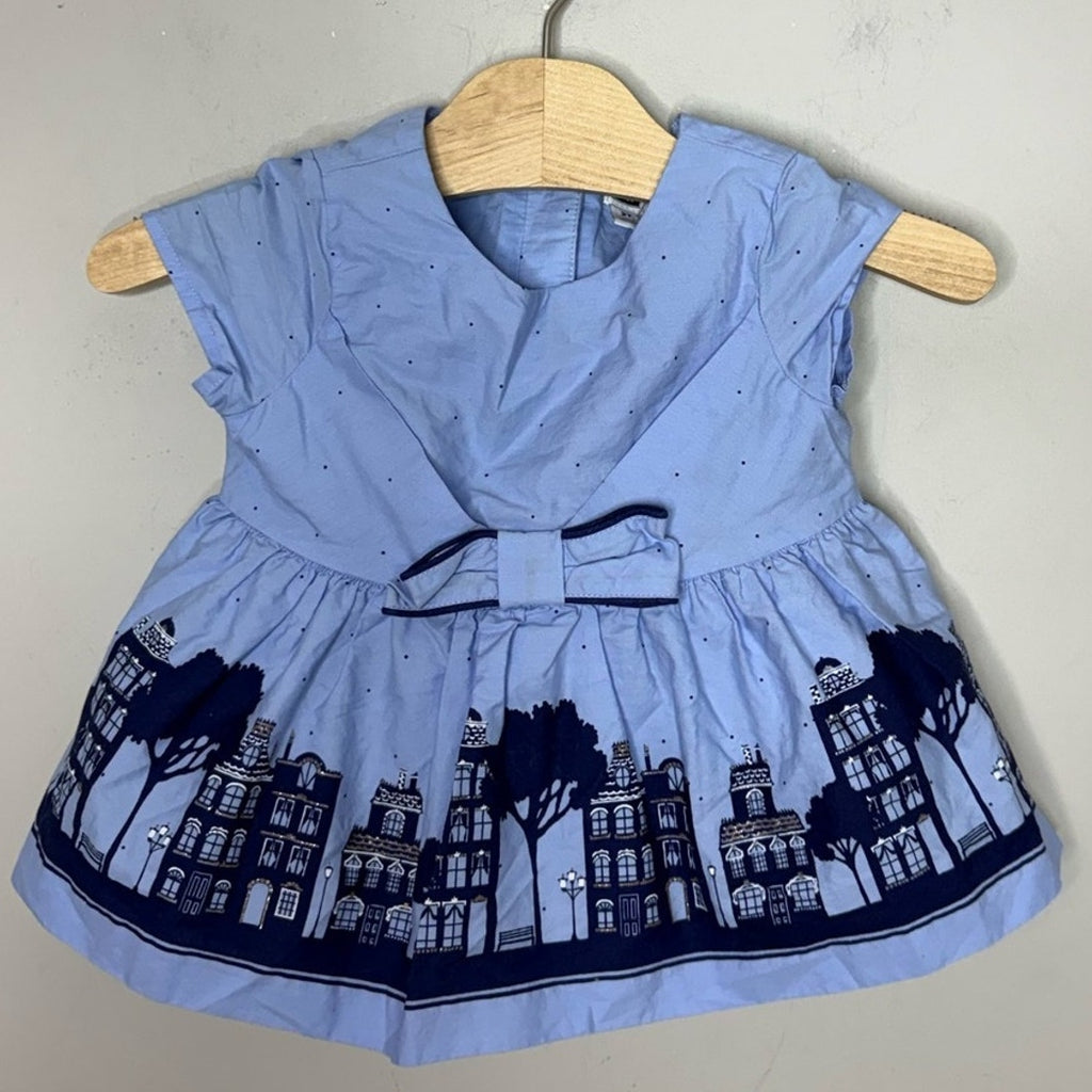 janie and jack girls' blue blouse house 2Y