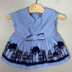 janie and jack girls' blue blouse house 2Y