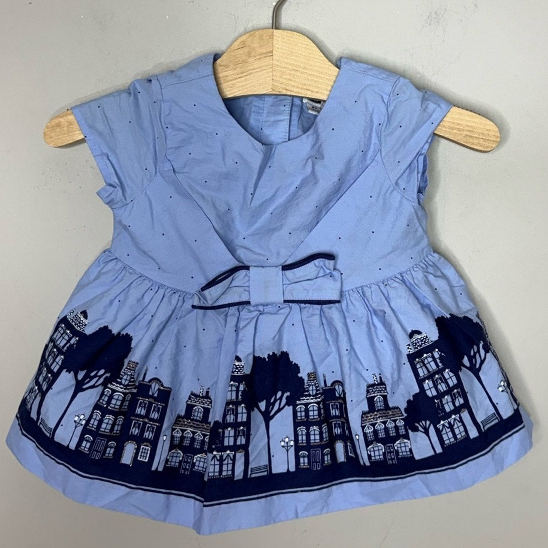 janie and jack girls' blue blouse house 2Y