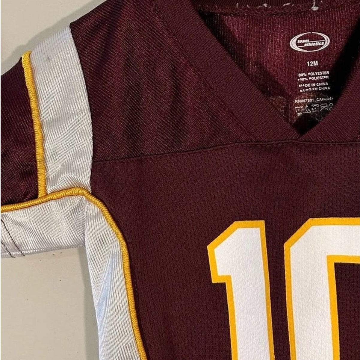arizona state university baby jersey 12M