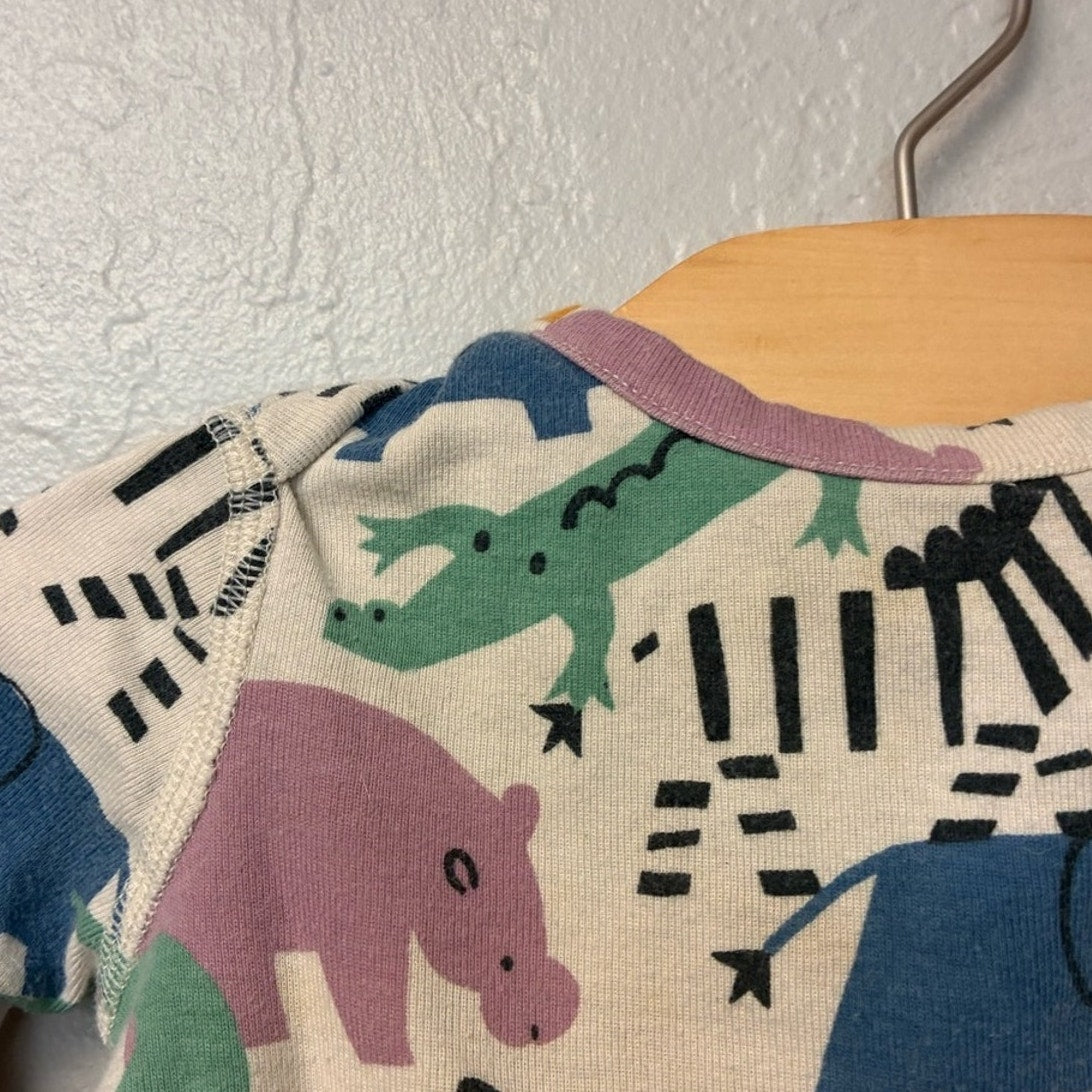 hanna andersson gender neutral animal print set 12-18M