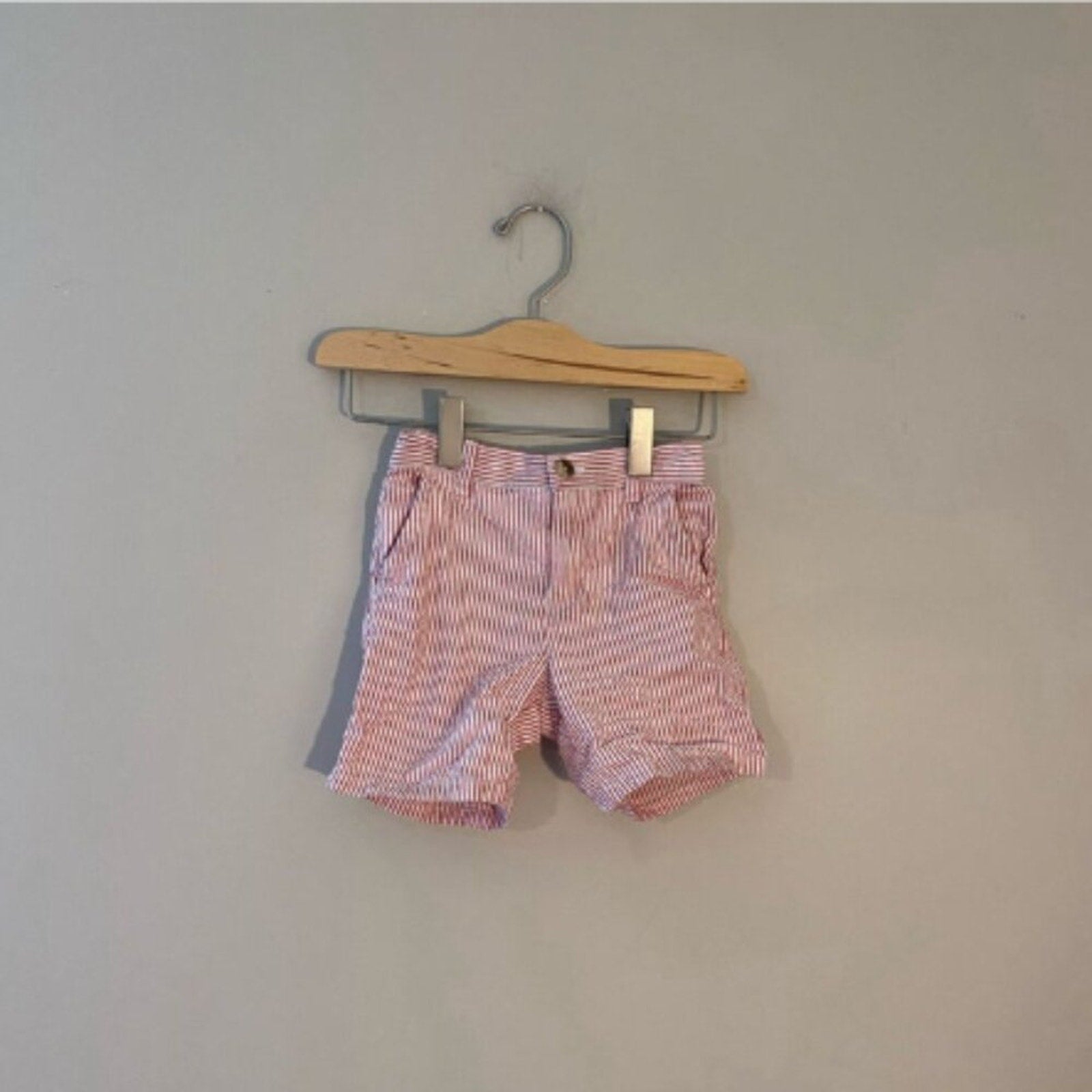 janie and jack red stripe shorts 12-18M