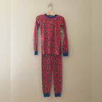 hanna andersson red holiday pajama set 10Y