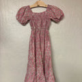 zara girls' pink floral dress 6Y