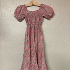 zara girls' pink floral dress 6Y