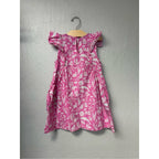 mini boden pink mermaid dress 5-6Y