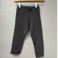 zara girls' gray waffle leggings 3-4Y