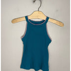old navy blue ribbed girls' tank 3Y