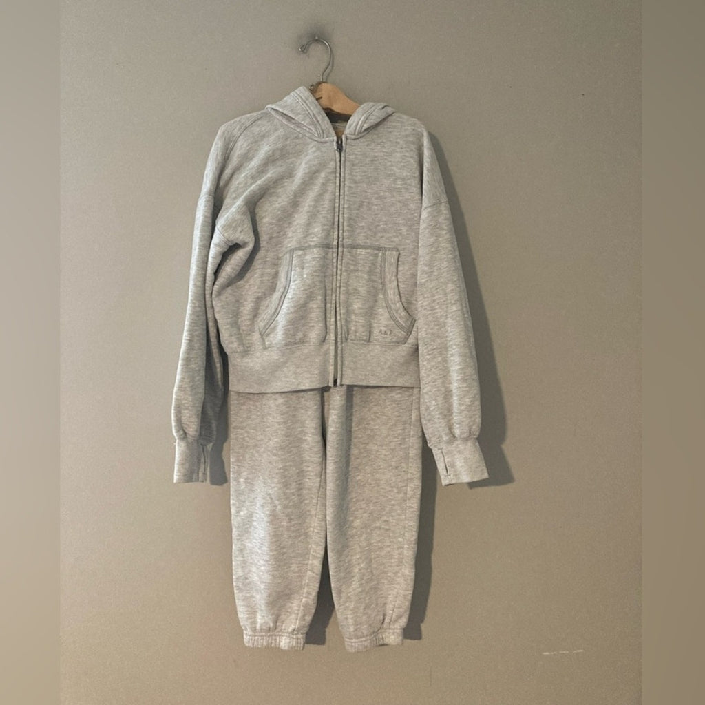 abercrombie kids set sweatsuit girls comfy zip hoodie 13-14Y