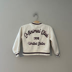 zara varsity letterman jacket 6-7Y