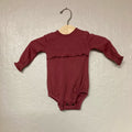 l'oved baby‎ dark pink bodysuit 3-6M