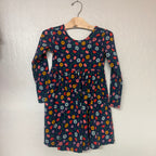 hanna andersson navy floral dress 5Y