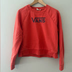 vans red sweatshirt small