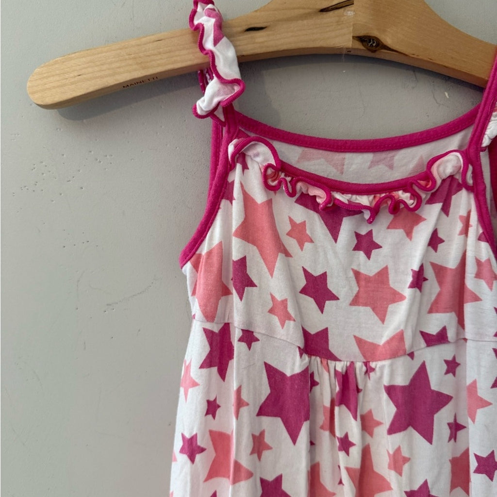 kickee pants pink star romper 18-24M