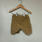 baby gap boys tan chino cutoff short 18-24M