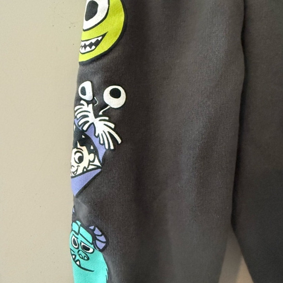 zara x disney monster's inc. sweatpants 3Y