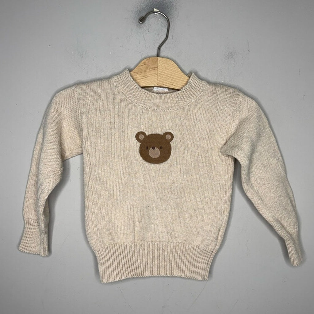 jamie kay bear sweater 2Y