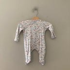 magnetic me e=mc2 hedgehog floral footie 0-3M
