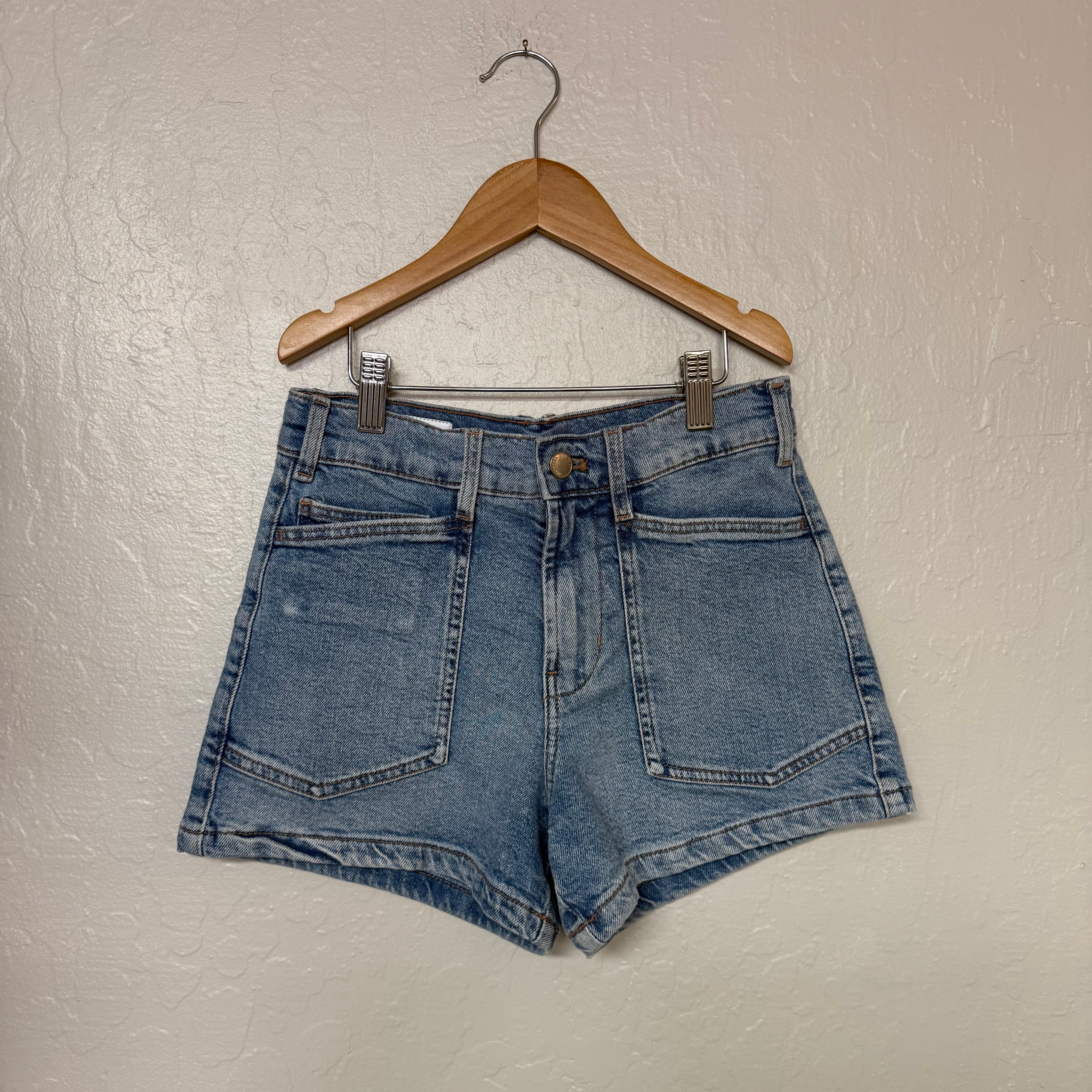 zara mom jean shorts 11-12Y