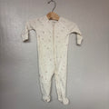 pehr cream footie moon and stars print 3-6M