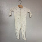 pehr cream footie moon and stars print 3-6M