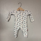 magnetic me elephant print footie 0-3M