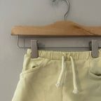 zara girls' yellow shorts 12-18M