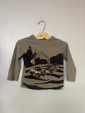 baby gap brown graphic tee 3Y