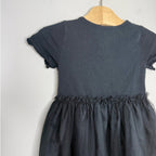 h&m x disney black minnie mouse dress 3-4Y
