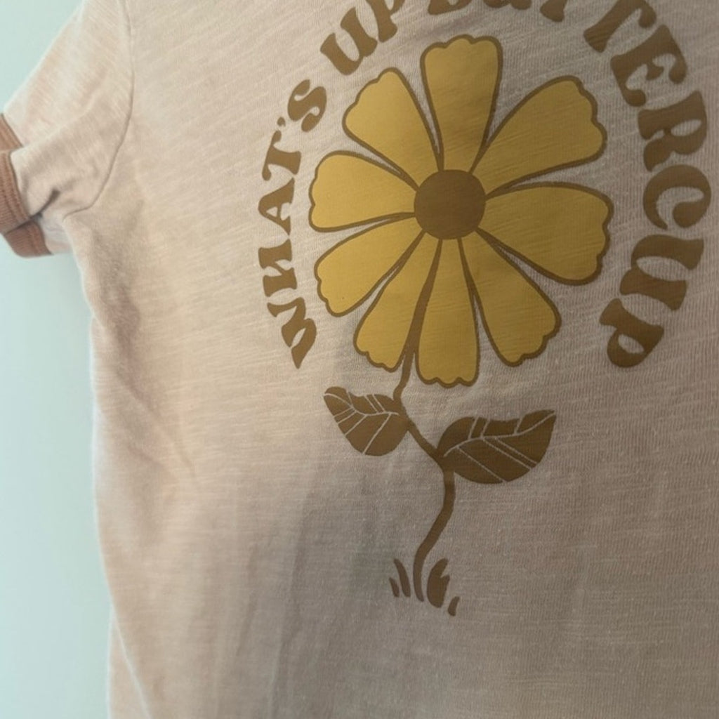 little co. ringer buttercup tee 3T