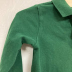 polo ralph lauren green long-sleeve polo tee top 24M