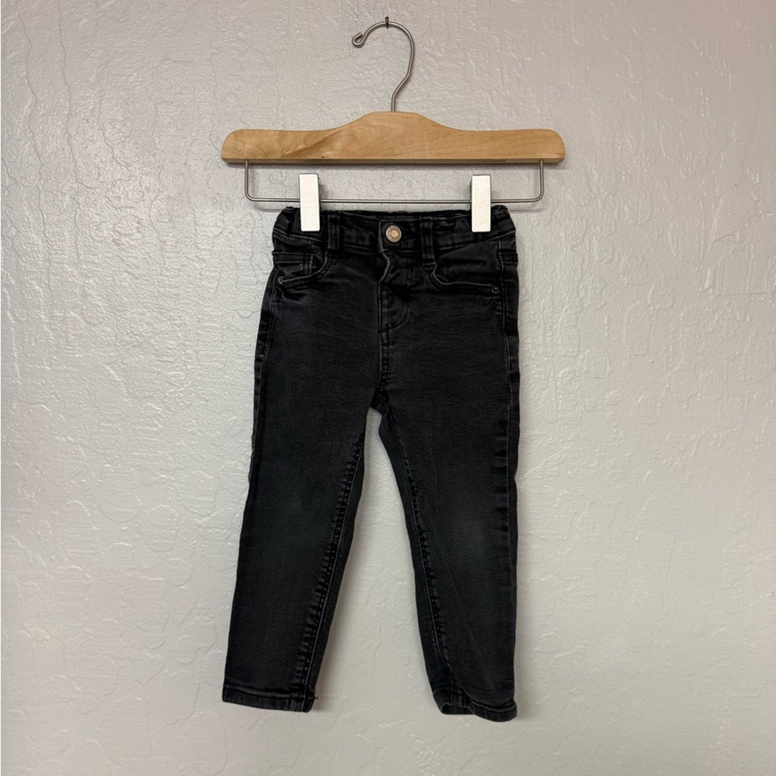 zara boys' black skinny jeans 18-24M