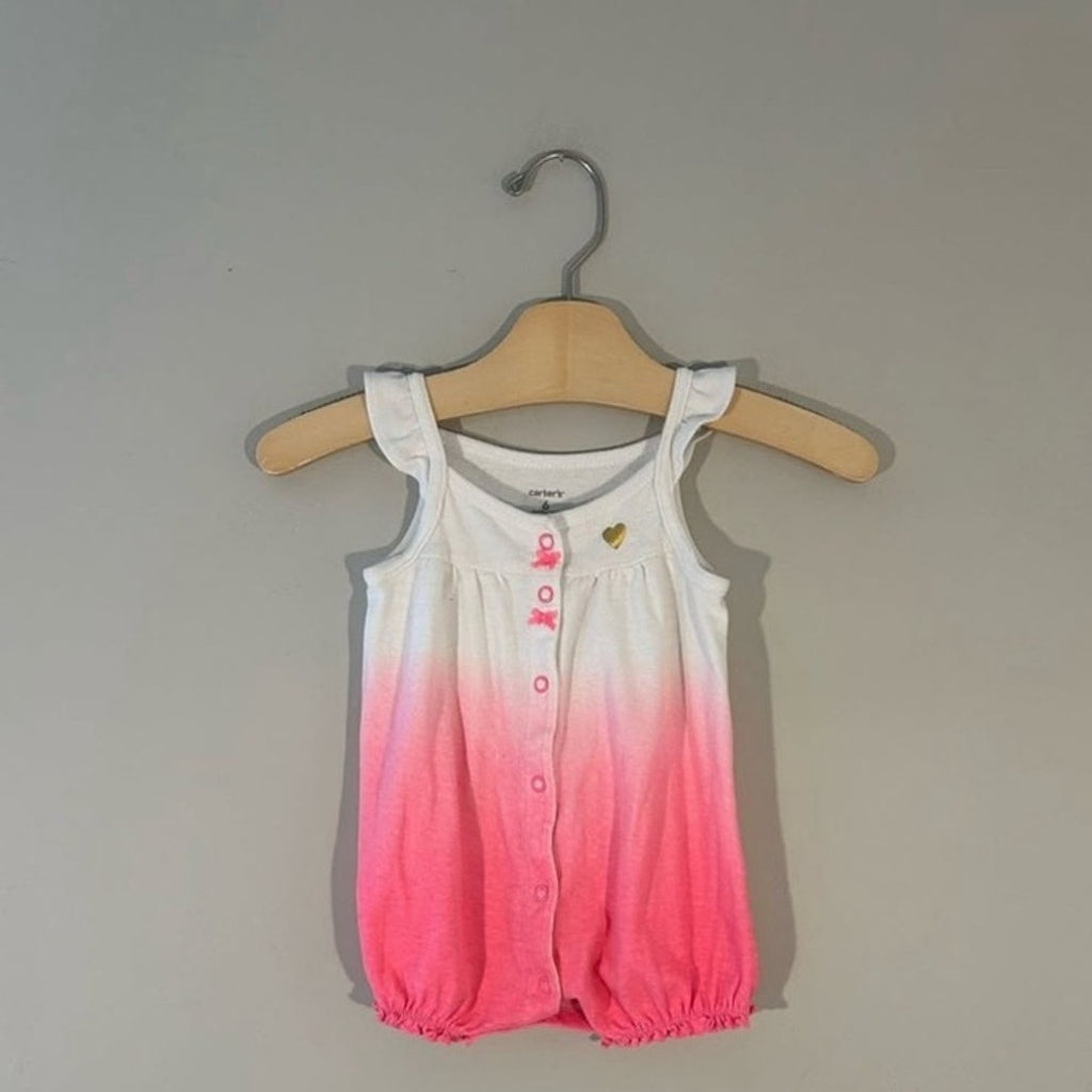 carter's ombre romper 6M