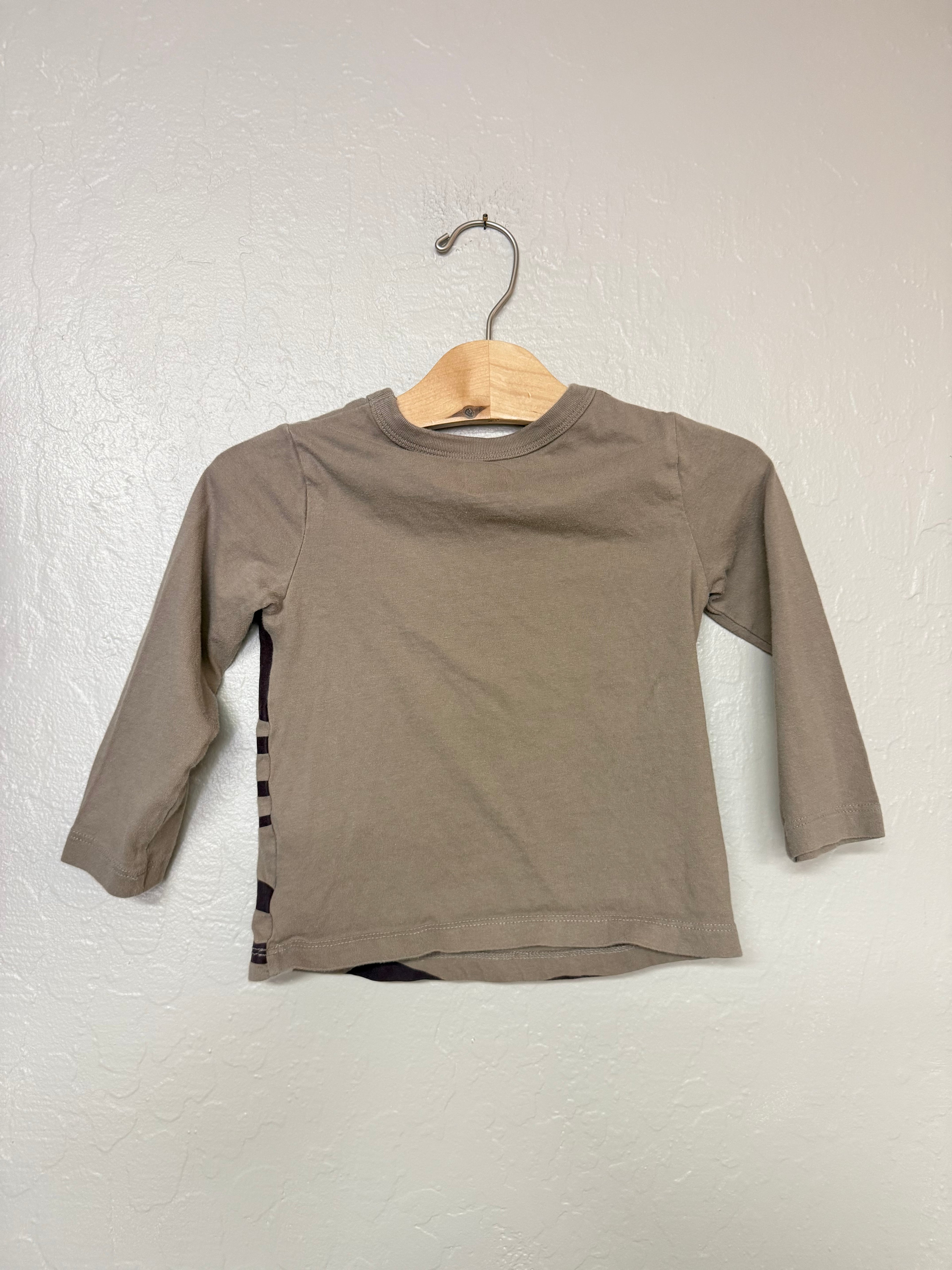 baby gap brown graphic tee 3Y