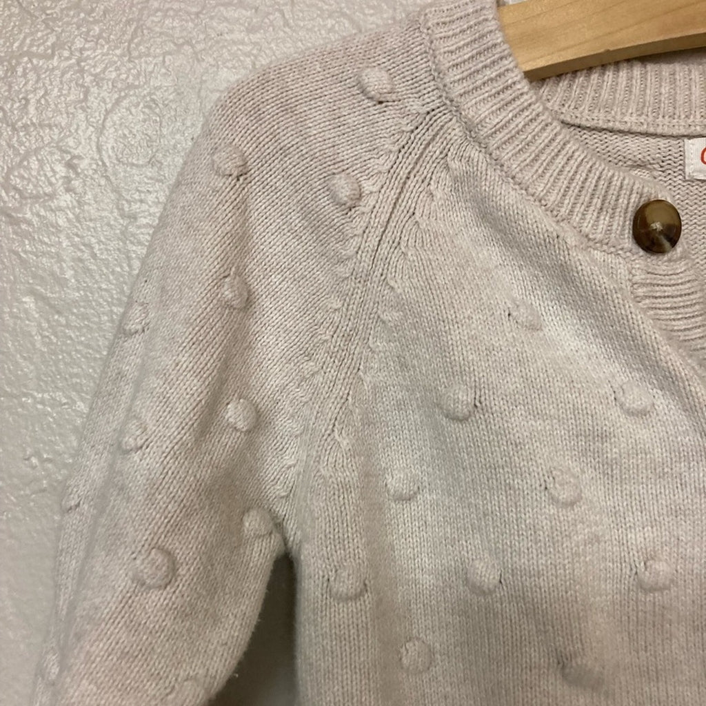 cat & jack girls' bobble cardigan sweater 3T