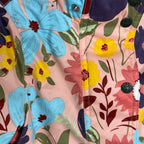 hanna andersson floral ski jacket 3Y