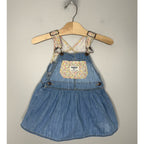 osh kosh skirtall denim floral 18M