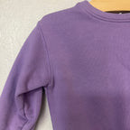 zara girls purple crewneck 2-3Y