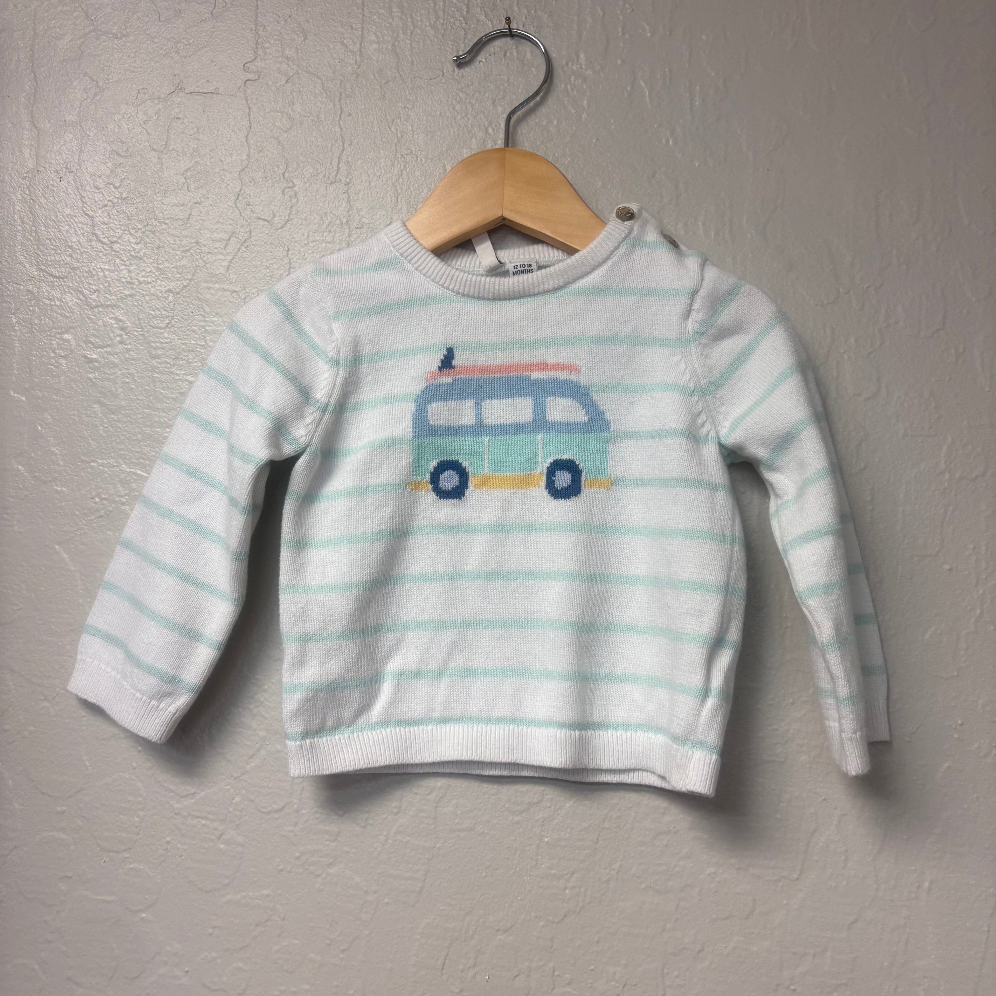 janie and jack van sweater 12-18M