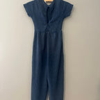 zara blue jumpsuit romper 7Y