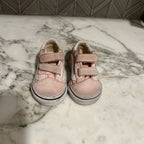 vans girls' pink sneakers 2c