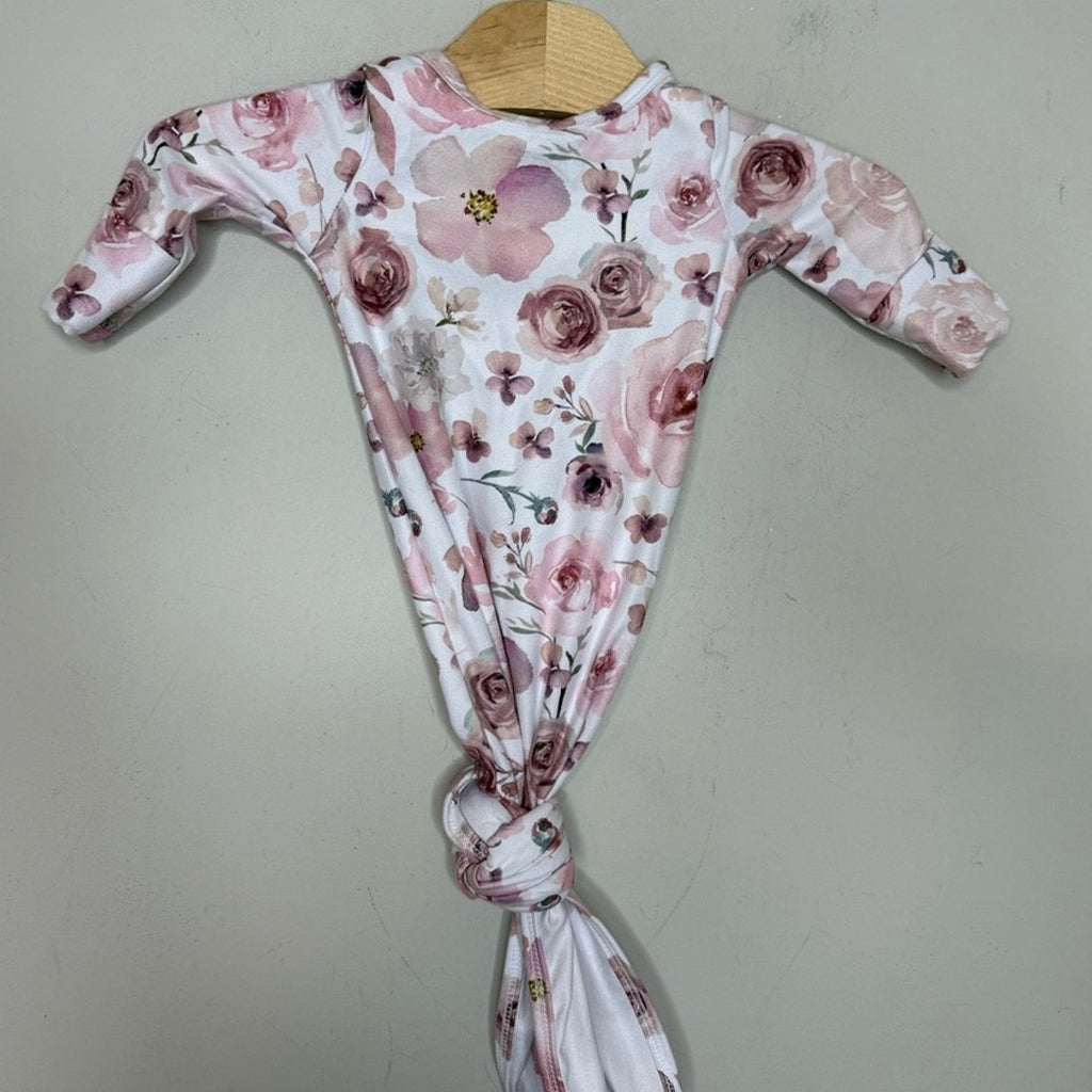 caden lane floral gown 0-3M