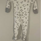 burt's bees baby alphabet footie 0-3M