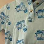 kate quinn boys' blue hooded top 3Y