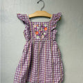 cat & jack purple gingham dress 5Y