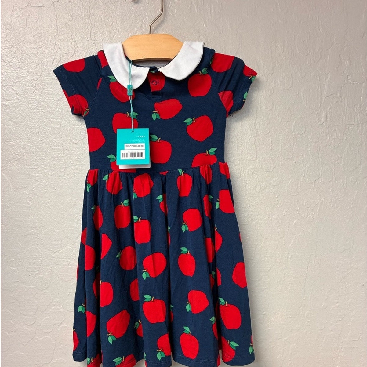 posh peanut apple print dress 2T