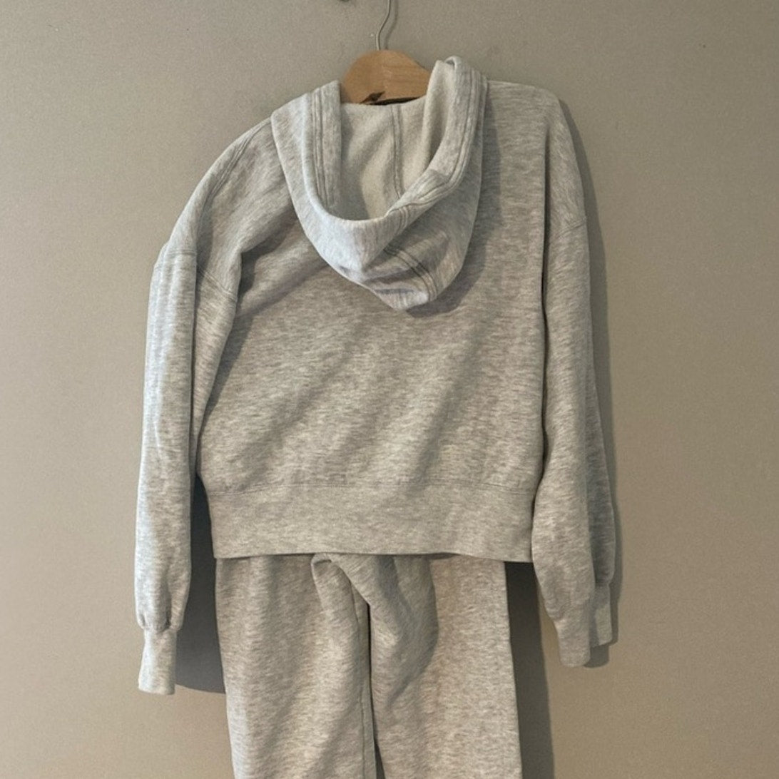 abercrombie kids set sweatsuit girls comfy zip hoodie 13-14Y