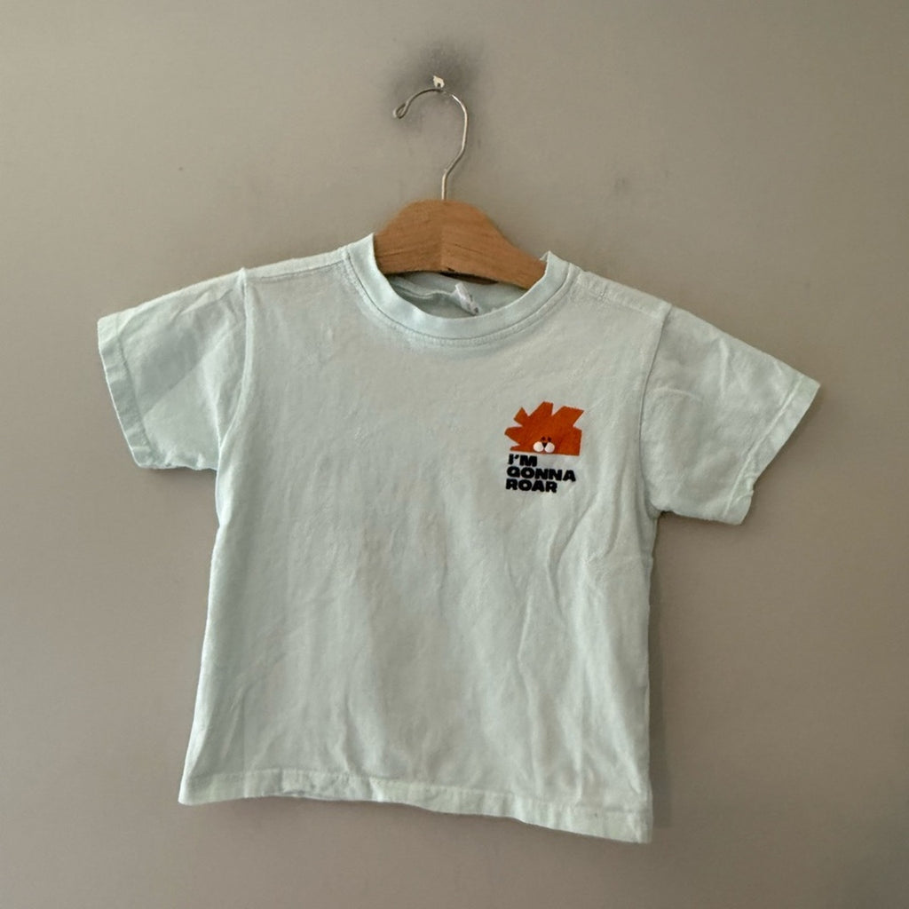 zara boys' tee lion tiger 4Y