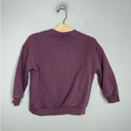 zara sweatshirt girls top shirt purple awesome times 4-5Y