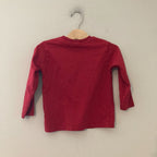 zara boys' red long-sleeve tee 2-3Y